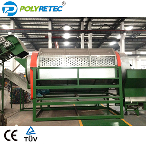 식품 학년 애완 동물 병 조각 색상 및 폴리머 분류기로 뜨거운 마찰 세척 및 건조 라인을 분쇄 - Product Image 2