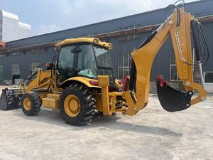 Mini retroexcavadora Caterpillar 420F 4*4 usada 99% nueva con componente de motor central excavadora de ruedas de segunda mano - Product Image 4