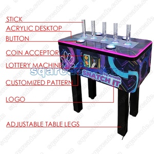 Machine de jeu de carnaval à monnayeur pour 2 joueurs : Attrapez le bâton lumineux, défi visuel et tactile de réaction - Product Image 4
