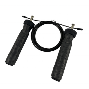 Chéo đào tạo có thể điều chỉnh tốc độ nhảy dây PVC cáp thép với chịu tải khối tập thể dục Bỏ qua dây - Product Image 2