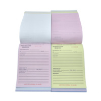 Carnets de commandes personnalisés, Carnets de factures autocopiantes 2/3 feuillets pour entreprises, Carnets de reçus avec couverture en carton