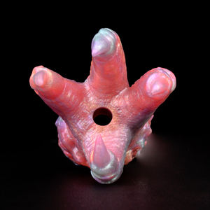 Alliage de zinc la poignée de dieu <span class=keywords><strong>avec</strong></span> couleur en forme de griffe produit Silicone Bondage jouets bouche Gag Sex Toy pour le sexe en gros - Product Image 3