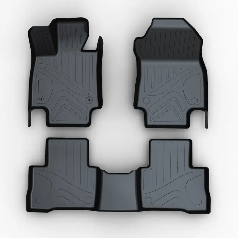 Tailored Excellence Premium Leather Auto Mats para proteção abrangente para todos os climas e confiança antiderrapante