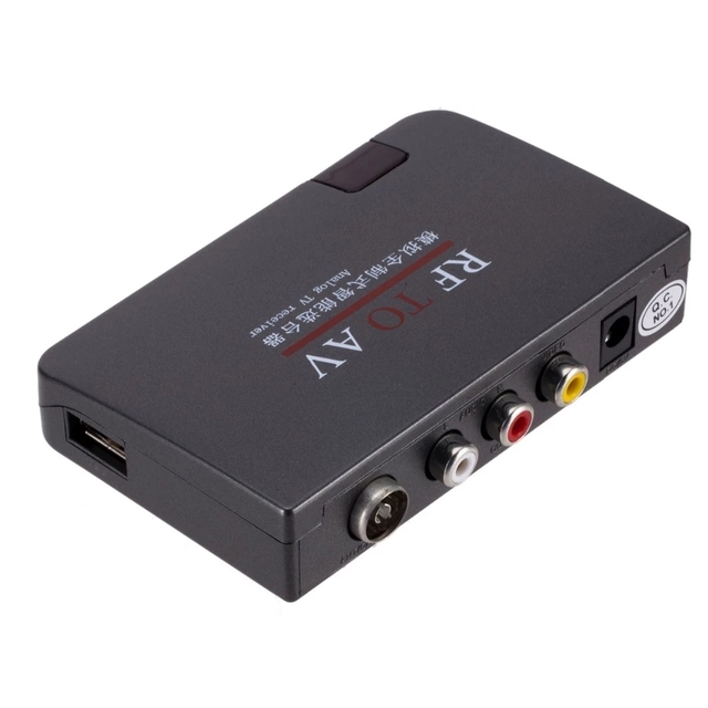 Audio Video Signal Converter RF to AV Modulator Analog Tv Receiver