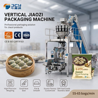 Machine d'emballage automatique multifonctionnelle verticale pour la mise en forme, le remplissage et la fermeture de Jiaozi surgelés