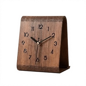 Minimalist Square Wooden Wall <b>Clock</b> Quartz Movement <b>Art</b> <b>Deco</b> Design High Quality Decorative Home Decor - Product Image 1