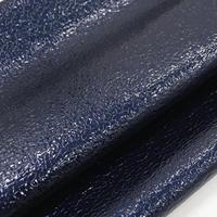 Tissu en cuir synthétique PU métallisé brillant effet miroir 0,8 mm, imperméable, pour chaussures, sacs, décoration