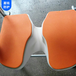 Tabouret de douche Jiaming en alliage d'aluminium, couleur orange, équipement de sécurité pour la salle de bain pour personnes âgées et handicapées - Product Image 2