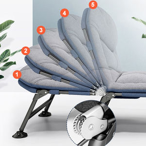 OEM Lettino Catre Klappbett portátil cinco engranajes ajustable al aire libre viaje jardín tienda de campaña cuna individual cama plegable de lujo - Product Image 4