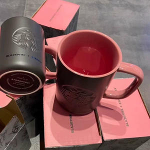 Decal 3D Embossed&LOGO Gold Line Matte Coffee Cups Red Blue Festival <b>Gift</b>&<b>Boxes</b> Unique Hot Chocolate Pigmented Coffee <b>Mugs</b> - Product Image 2