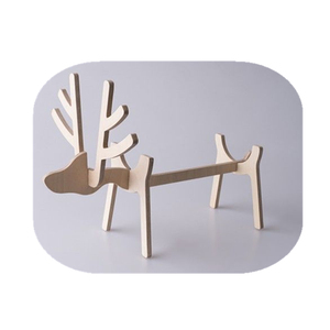 Portabottiglie in Legno a Forma di Animali da Assemblare, Porta <span class=keywords><strong>Vino</strong></span> Dinosauro in Legno, File DXF SVG CDR per Taglio Laser e Incisione CNC - Product Image 4