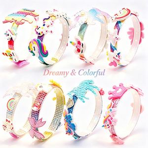 Wholesale Kids Hairband Set DIY <b>Bow</b> Headband <b>Clips</b> Ribbon Star Butterfly Flower Accessories Party Favor Present - Product Image 6