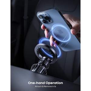 Soporte Magnético para Celular Lamicall 20 Super Magnets MagSafe, Soporte Inalámbrico Estable para Rejilla de Ventilación, Función de Manos Libres, 99% - Product Image 5