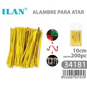 Filo per legare fiori Ilan, circa 10 cm, circa 200 pezzi, per composizioni floreali - Product Image 3