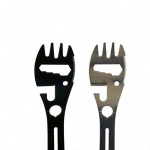 Fourchette-cuillère multifonction en acier inoxydable avec ouvre-bouteille, sérigraphiée, ustensile de camping personnalisé pour usage promotionnel en extérieur - Product Image 2