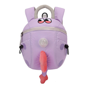 PLAYMAX Large Capacity Girls Cartoon Dinosaur Design Soft Shell Animal Prints Nylon Durable <b>Backpack</b> New Kindergarten Preschool - Product Image 3
