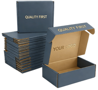 Boîtes en carton écologiques personnalisées avec logo imprimé pour accessoires électroniques mobiles, emballage cadeau, boîte à courrier en papier