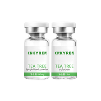 Meilleur collagène végétalien en poudre lyophilisée 100% naturel biologique à l'arbre à thé pour réparer les cicatrices d'acné, les pores fins, les soins de la peau du visage OBM