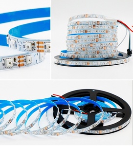 Bande lumineuse LED RGBIC WS2812B 5V SMD5050 en forme de S, pleine couleur, intelligente, magique, fluide, programmable, adressable, Dream - Product Image 1