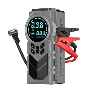 Pompe à air haute pression pour voiture et gonfleur de <span class=keywords><strong>pneus</strong></span> avec lumière LED, démarrage d'urgence tout-en-un 14,8 V pour voiture, camion, moto, SUV - Product Image 2