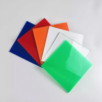 Feuille acrylique colorée sur mesure pour boîte lumineuse et découpe laser
