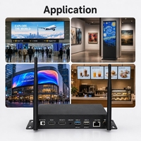 Reproductor de Señalización Digital Android para Ordenador Industrial Integrado 4K 60fps Más Popular con Doble GbE HD Entrada/Salida y Caja NPU 1TOPS