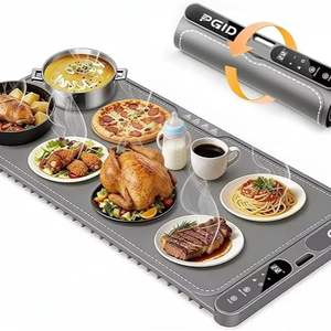 32X15 Inch Extra Large Food Warming Mat, Fast Heating, 7 Temp 8 Timer, Child Lock, Portable Electric Heater for Buffet <b>Dinner</b> - Product Image 1