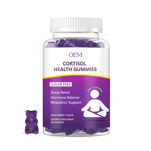 Marque privée OEM Vente en gros Bonbons végétaliens Suppléments quotidiens avec bon goût Vitamine <span class=keywords><strong>B6</strong></span> pour une relaxation et un sommeil sains - Product Image 1