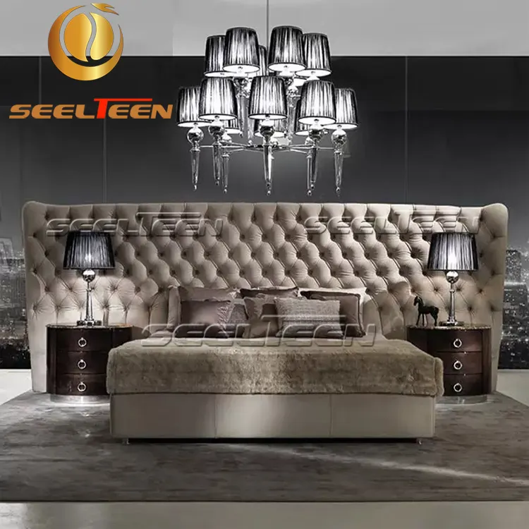 Double Bedroom Design 5 StarHotel Furniture Custom Made Luxury Contemporary Bedroom Sets