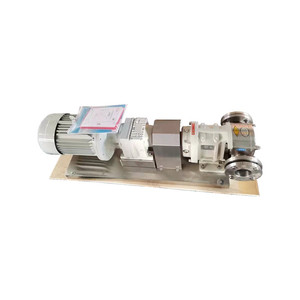 Bomba sanitaria de lóbulos rotativos de grado alimenticio de desplazamiento positivo para transferencia de chocolate, aceite y miel 3RP-60 - Product Image 4