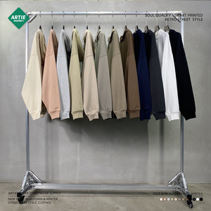 Sudaderas con Capucha y Cuello Redondo Artiemaster <span class=keywords><strong>Essentials</strong></span> de Moda Otoño Invierno 2023, Tejido Grueso de 400g, con Bolsillo, Estilo Holgado, Sudaderas con Capucha <span class=keywords><strong>FOG</strong></span> - Product Image 4