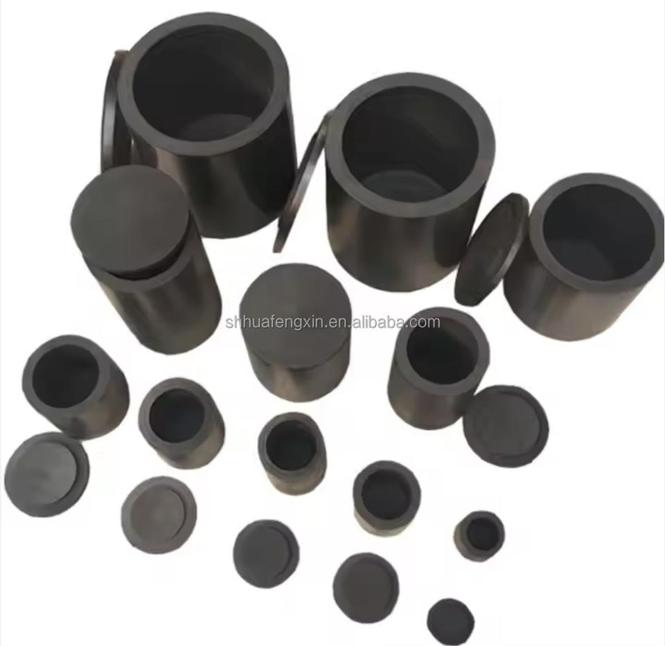 High Strength Graphite Crucible 1kg High Purity 1600C for Gold Mold ...