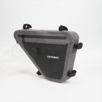 Pochette de rangement triangulaire pour cadre de vélo, avec logo personnalisé, coque rigide, imperméable et réfléchissante, pour VTT et vélos de route