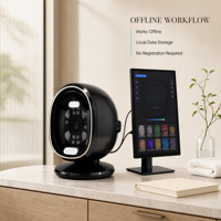 Analyseur de peau AI avec caméra 36MP, analyse faciale 3D et 10 images spectrales HD pour salons de beauté, prise EU