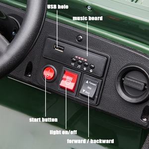 Günstige 4 X4 Offroad 12 Volt Antriebs räder Spielzeug auto elektrische Oldtimer für Kinder mit Eltern fernbedienung zu fahren - Product Image 4