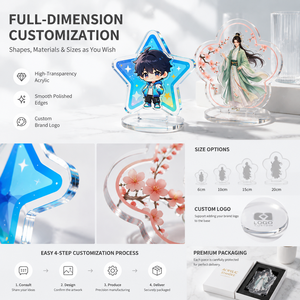WEIMEI TOY Figurine personnalisée en acrylique de personnage d'anime, homme aux cheveux blancs, en costume, échelle 1/6, non toxique, certifiée ASTM, tendance - Product Image 3
