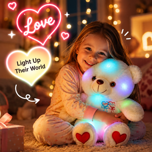 ตุ๊กตาหมี LED เปลี่ยนสีได้ <span class=keywords><strong>ของเล่น</strong></span>ตุ๊กตาหมีเรืองแสง ไฟกลางคืน ของขวัญสำหรับเด็ก - Product Image 3