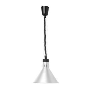 Lampada Riscaldante Conica HENDI in Argento 230V/250W 275x(H)250mm Attrezzatura per Riscaldamento e Mantenimento Calore - Product Image 1