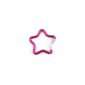 Mosquetón de Aleación de Aluminio en Forma de Estrella, Hebilla Metálica para Accesorios de Equipaje, Llavero, Mochila, Regalo Promocional - Product Image 4