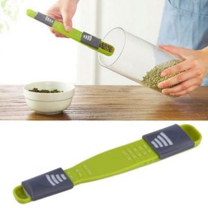 Wholesale Cheap Leftover Stock Kitchen Double Head Adjustable Abs and Tpr Material Portable Digital <b>Measuring</b> <b>Spoon</b> - Product Image 1