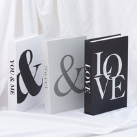 Livres décoratifs, faux livres, boîtes à livres, décoration intérieure, présentoir pour café, salle d'exposition, accessoires de photographie, modèles de livres, boîte à livres pliable