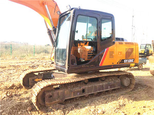 Excavadora de cadenas SANY SY135C de 13.5 toneladas usada de alta calidad con motor, caja de cambios, bomba y PLC - Product Image 5