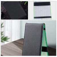 Porta Scorecard da Golf in Pelle PU Premium con Logo Personalizzato, Impermeabile, Resistente, Portatile, Blocco per Registrazione Punteggio e Quaderno per Appunti