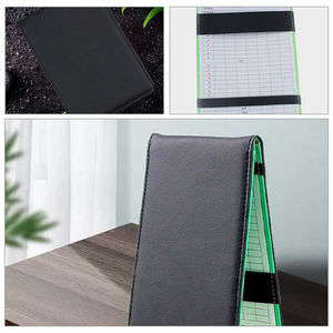 Premium PU Leather Golf Scorecard Holder Custom Logo Waterproof Durable Portable Golf Scorebook & Recording Notebook - Product Image 5