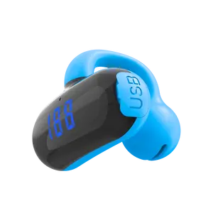 F20 yeni olmayan Earbone iletim Bluetooth 5.3 spor ekstra uzun menzilli Earclip kulaklık ile kablosuz Bluetooth kulaklık