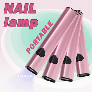 Lampe à ongles UV LED mini 3W, rotation à 360°, magnétique, portable, haute puissance, sécheuse de vernis gel, plastique personnalisé pour usage domestique - Product Image 1