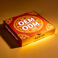 Boîtes à pizza en carton ondulé personnalisées TongKun en gros, matériaux recyclés, écologiques, anti-graisse, finition mate, pelliculage mat