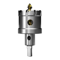 Foret à trous en carbure TCT à 3 lames, ouvre-trou de précision pour le perçage de l'acier inoxydable, du fer, de l'aluminium et des métaux, en stock