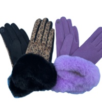 Gants d'hiver élégants pour femmes, respirants, anti-froid, chauds, en peluche, pour le cyclisme et le quotidien