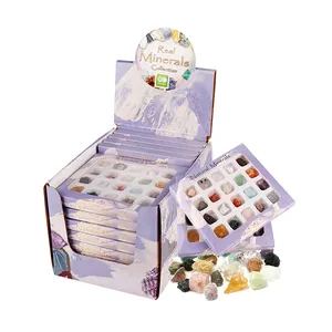 Groothandel PK287 20 Stuk Diverse Mix Natuurlijke Ruwe Ruwe Tumble Crystal Minerale Halfedelsteen Collection